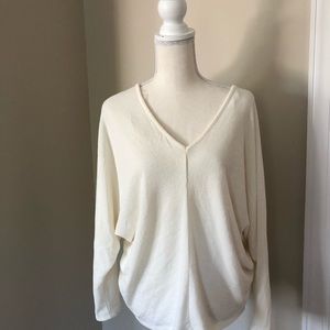 Neely size M, V Neck and Back Butterfly arm Sweater